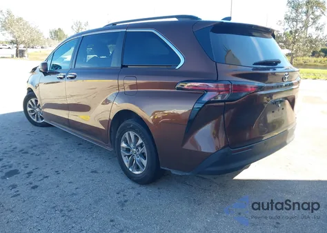 2022 Toyota Sienna Xle from USA, damaged, VIN 5TDYRKECXNS122926